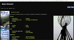 Desktop Screenshot of motoitinerari.com